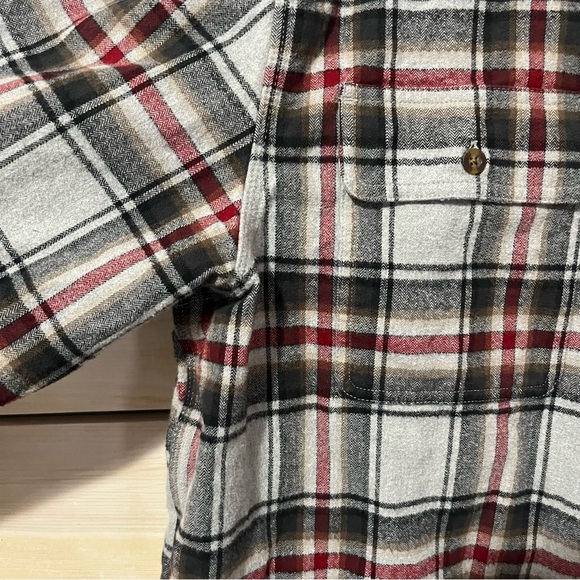 Carhartt Men's Hubbard Plaid Shirt Shadow Button-up Shirt XL - Picture 6 of 7